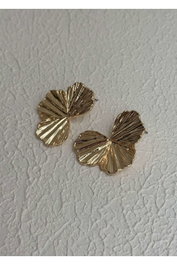 Heliophilia Silver Pendientes de Latón Dorados